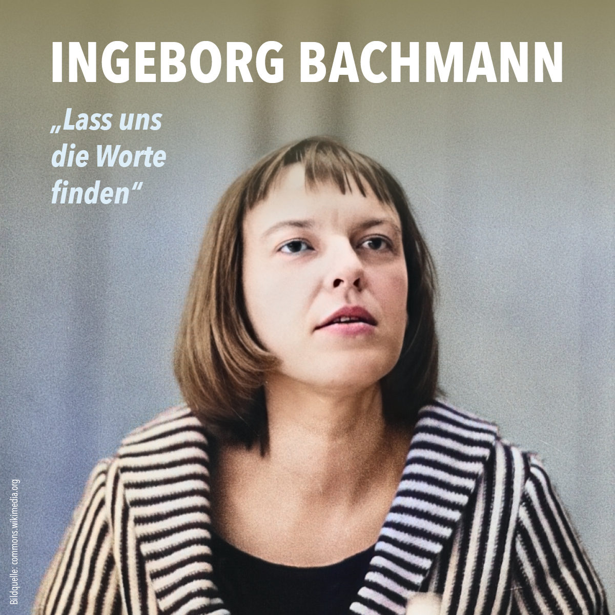 Lesung mit Musik zu Ingeborg Bachmann 